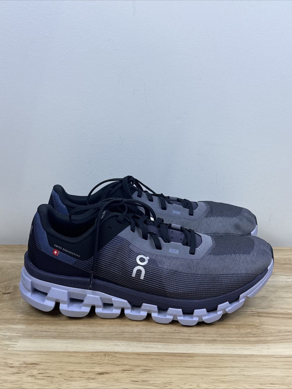 On Cloud Cloudflow 4 Fade Iron Grey Black Blue Running Shoes Women’s 10 US